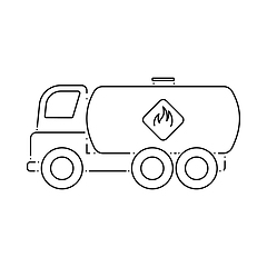 Image showing Oil Truck Icon