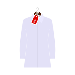 Image showing Blouse On Hanger With Sale Tag Icon