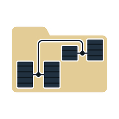 Image showing Folder Network Icon