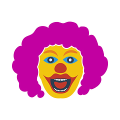 Image showing Party Clown Face Icon