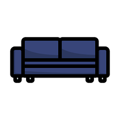 Image showing Cinema Sofa Icon