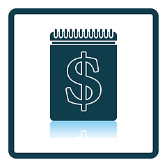 Image showing Dollar Calendar Icon