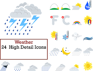 Image showing Weather Icon Set