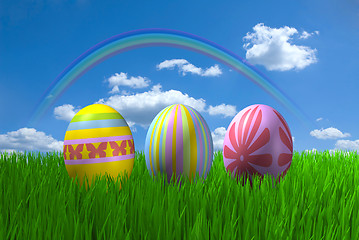 Image showing easter eggs