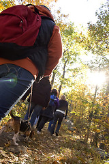 Image showing Hiking