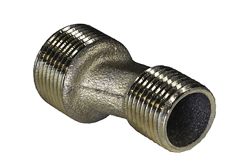 Image showing brass fitting for pipe adapter