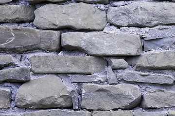 Image showing real stone wall background