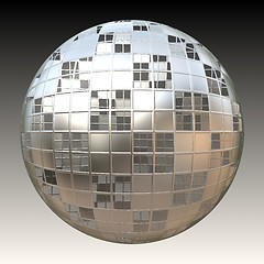 Image showing Chrome 3D Sphere