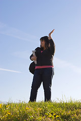 Image showing Student Waving