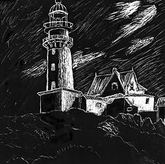 Image showing Lighthouse Illustration