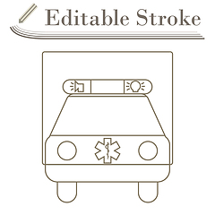 Image showing Ambulance Car Icon