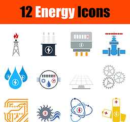 Image showing Energy Icon Set