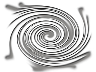 Image showing Grey twirl