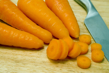 Image showing Carrots