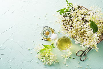 Image showing Elder flower lemonade