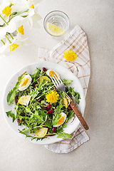 Image showing Dandelion salad