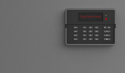 Image showing Home security alarm system
