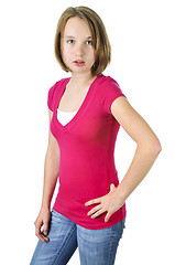 Image showing Teenage with attitude