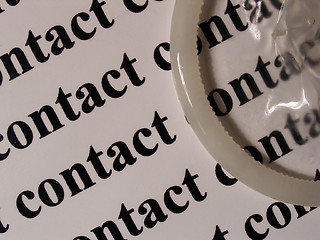 Image showing contact