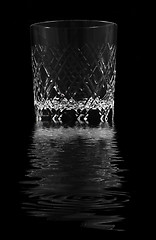 Image showing Whiskey glasse reflection