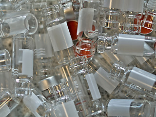 Image showing Chemisty glass vials