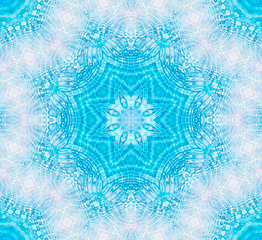 Image showing Blue and white background with abstract ripples pattern