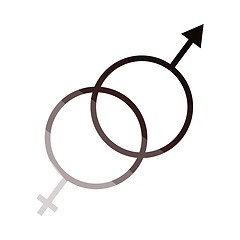 Image showing Man Female Symbol Icon