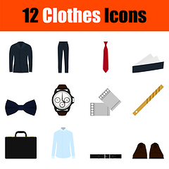 Image showing Clothes Icon Set