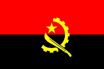 Image showing Angola Flag