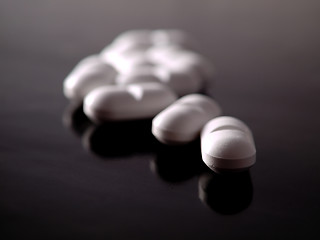 Image showing Pills on black