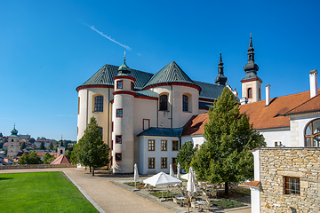 Image showing Piarist Church of the Finding of the Holy Cross, Litomysl, Czech Republic