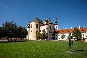 Image showing Piarist Church of the Finding of the Holy Cross, Litomysl, Czech Republic