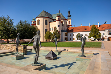 Image showing Piarist Church of the Finding of the Holy Cross, Litomysl, Czech Republic