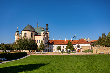 Image showing Piarist Church of the Finding of the Holy Cross, Litomysl, Czech Republic