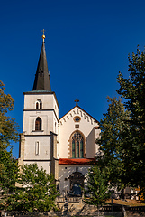 Image showing Medieval church of the Exaltation of the Holy Cross, Litomysl, Czech Republic