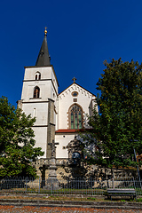 Image showing Medieval church of the Exaltation of the Holy Cross, Litomysl, Czech Republic