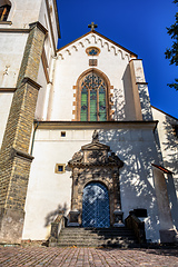 Image showing Medieval church of the Exaltation of the Holy Cross, Litomysl, Czech Republic