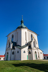 Image showing Pilgrimage church of Saint John of Nepomuk on Zelena Hora. Zdar nad Sazavou, Czech Republic