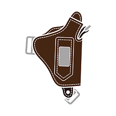 Image showing Police Holster Gun Icon