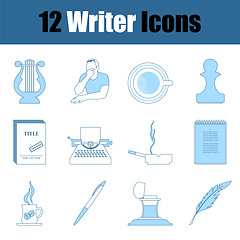Image showing Writer Icon Set
