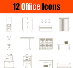 Image showing Office Icon Set