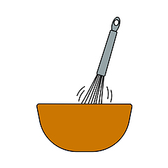 Image showing Corolla Mixing In Bowl Icon