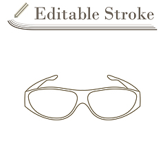 Image showing Poker Sunglasses Icon