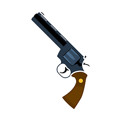 Image showing Revolver Gun Icon