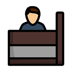 Image showing Bank Clerk Icon