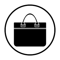 Image showing Business Woman Briefcase Icon