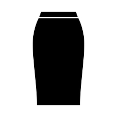 Image showing Business Pencil Skirt Icon