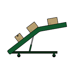 Image showing Warehouse Transportation System Icon