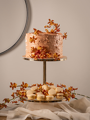 Image showing Elegant wedding cake