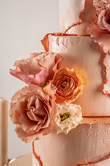 Image showing Elegant wedding cake
